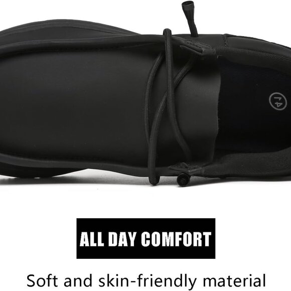 Non Slip Waterproof Shoes for Men Women丨Oil Resistant Slip On Work Loafers - Picture 4 of 6